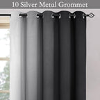 SimpleHome Ombre Room Darkening Curtains - Image 4