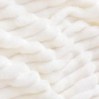 BEDELITE Fleece Blanket King Size – 3D Ribbed Jacquard Soft and Warm Decorative - Image 6