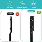 8 Pcs Curtain Tie Backs Curtain Wall Hooks Black Curtain Holdbacks U Shaped - Image 3