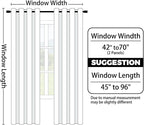 Yakamok Greyish White and Lavender Purple Ombre Curtains, Light Blocking - Image 9