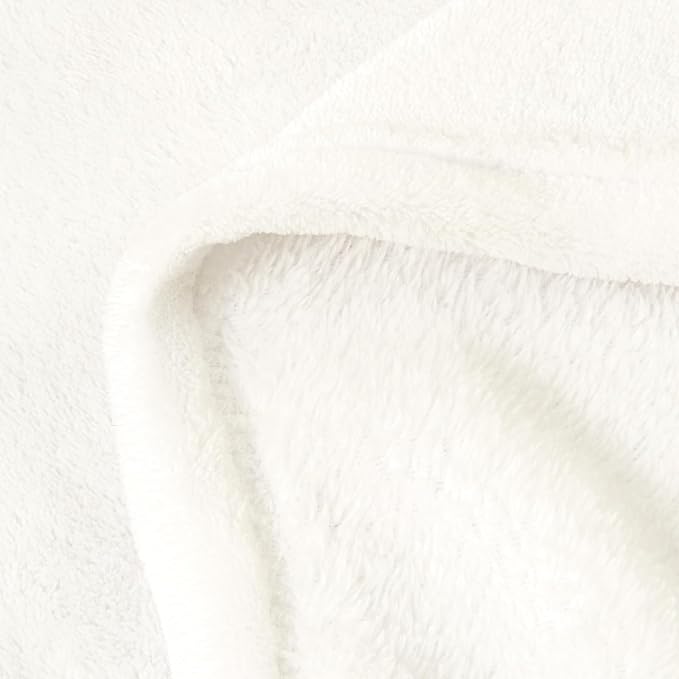 BEDELITE Fleece Blanket Cream Throw Blanket - Image 8