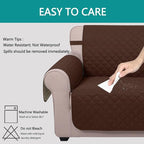 U-NICE HOME Futon Sofa Covers Reversible Sofa Slipcover Armless Couch Cover - Image 4