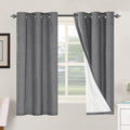 H.VERSAILTEX Primitive Linen Curtains 100% Blackout Curtain Drapes Burlap by HVERSAILTEX