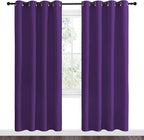 NICETOWN Purple Blackout Curtains 78 inches Long, Niose Reducing and Thermal - Image 2