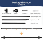 ENJOYBASICS No Drill Curtain Rods - Image 7