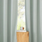 NICETOWN Flax Sage Green Linen Curtains - Image 5