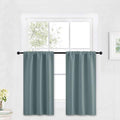 RYB HOME Kitchen Blackout Curtains Over Sink 36 inch Length, Rod Pocket Summer by RYBHOME