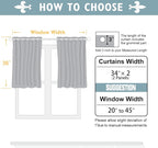 ChrisDowa Small Window Curtains 36 inches Long - Image 5