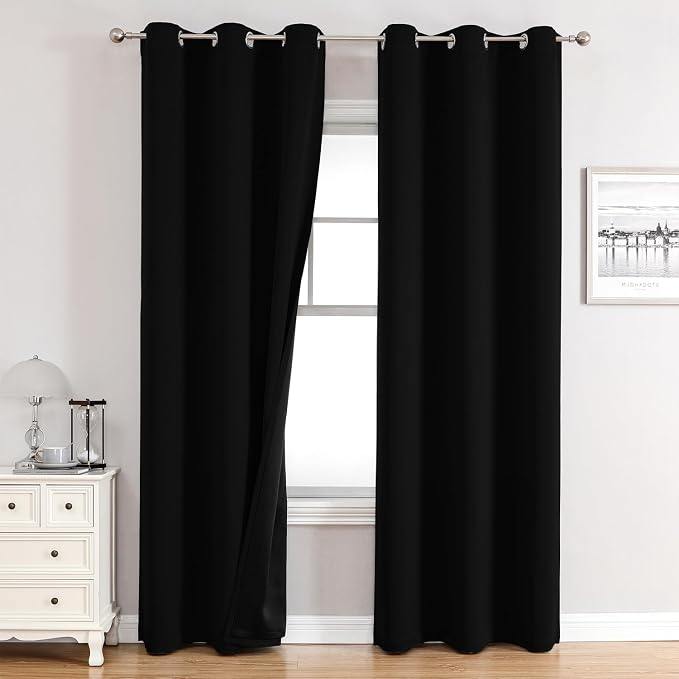 ChrisDowa 100% Blackout Curtains 78 inch Long by ChrisDowa