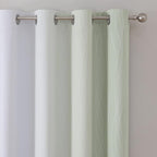 Estelar Textiler Sage Green and Greyish White Ombre Short Blackout Cafe - Image 4