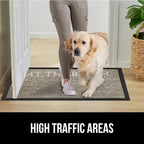 GORILLA GRIP 100% Waterproof All-Season WeatherMAX Doormat, US Designed Natural - Image 6