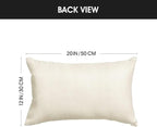 AVOIN colorlife Home Sweet Home Spring Summer Flowers Yellow Throw Pillow Covers - Image 6