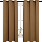 NICETOWN Sleek Blackout Curtains 63 inches Length - Image 2