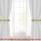 4pcs Curtain Holdbacks, Screw-in Curtain Tiebacks Curtain Tie Backs Curtain - Image 3