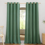 NICETOWN Rustic Linen 132 inch Long Curtains by NICETOWN