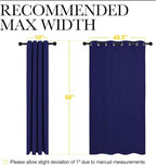 NICETOWN Blackout Draperies Curtains, All Season Thermal Insulated Solid - Image 7