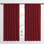 NICETOWN Christmas Patio Door Blackout Curtains, Noise Reducing Curtains and by NICETOWN