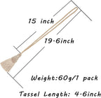 Fenghuangwu 2 Pack Curtain Tie Backs Rope Tassels - Image 2