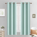 Yakamok Room Darkening Grommet Window Drapes Thermal Insulated Light Blocking by Yakamok