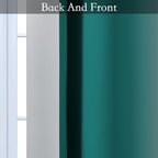 SimpleHome Ombre Room Darkening Curtains 82 inches Length - Image 5