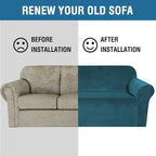 H.VERSAILTEX Stretch Velvet Sofa Covers - Image 5