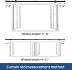 Standard Decorative Window Curtain Rods 30 to 88 Inch, 5/8 Inch Diameter Small - Image 6