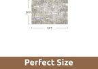 2 x 3 Small Area Rug Indoor Entryway Rug Machine Washable Non Slip Low Pile - Image 2