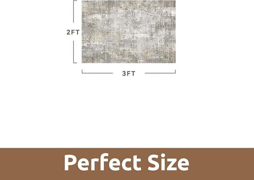 2 x 3 Small Area Rug Indoor Entryway Rug Machine Washable Non Slip Low Pile - Image 2