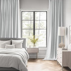 MIULEE Back Tab Light Blocking Curtains 120 Inch Long 2 Panels Set - Image 2