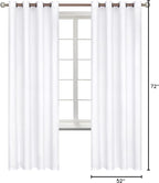BGment Room Darkening Curtains 72 Inches Long - Image 9