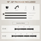 Lootkell Modern Black Curtain Rods - Image 9