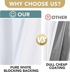 H.VERSAILTEX Linen Curtains 100% Blackout Curtains - Image 3
