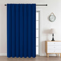 CUCRAF Royal Blue Blackout Curtains Customize, Rod Pocket Room Darkening Curtain by CUCRAF