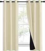 NICETOWN Living Room Completely Shaded Draperies, Privacy Protection & Noise - Image 2