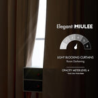 MIULEE Velvet Curtains 90 inches 2 Panels - Image 5