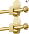 KAMANINA 2 Pack Curtain Rods No Drilling by KAMANINA