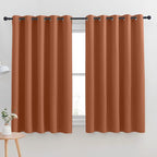 NICETOWN Thermal Insulated Burnt Orange Blackout Curtains by NICETOWN