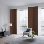 CUCRAF Brown Blackout Curtains 54 inch Length 2 Panels Set, Rod Pocket Room - Image 8