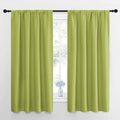 NICETOWN RV Blackout Curtains for Camper Windows, Fresh Green, Short Blackout by NICETOWN