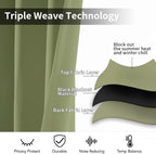 Yakamok 84 Inch Length Blackout Curtains - Image 4