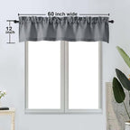 OWENIE Bob 1 PCS Dark Grey Valances - Image 2