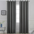 Yakamok Thermal Insulated Solid Grommet Light Blocking Blackout Curtains by Yakamok