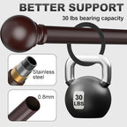 Bronze Curtain Rods for Windows - Image 2
