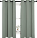 NICETOWN Greyish Green Nursery Essential Thermal Insulated Solid Grommet Top by NICETOWN