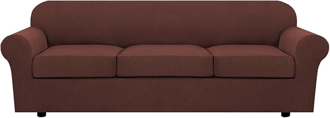H.VERSAILTEX 4 Piece Stretch Sofa Covers by HVERSAILTEX