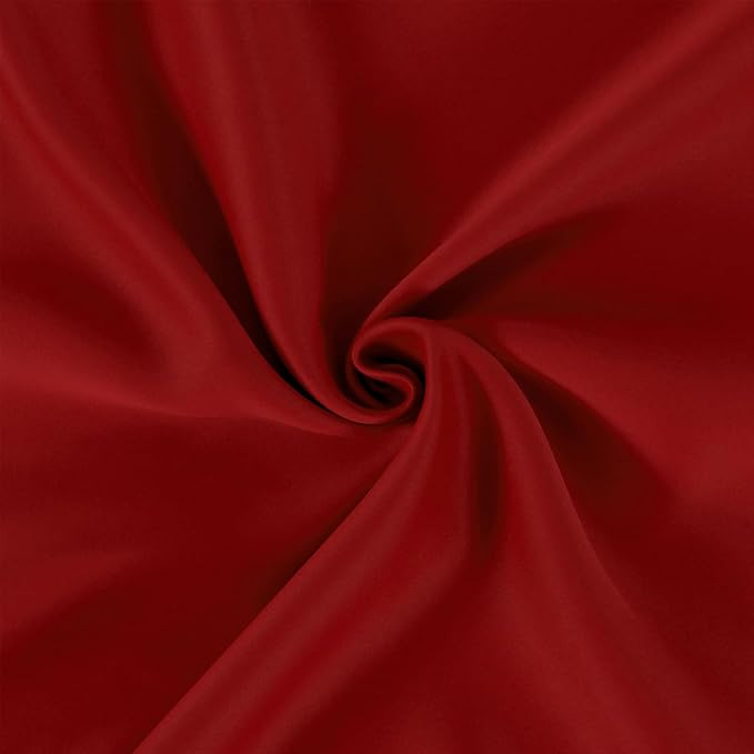 LEMOMO Red Blackout Curtains/52 x 45 Inch Length Kids Curtains/Set of 2 Panels - Image 6