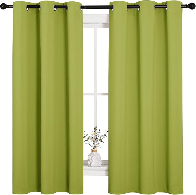 NICETOWN Thermal Insulated Solid Grommet Top Blackout Holiday Decorative by NICETOWN