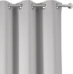 LEMOMO Light Grey Blackout Curtains 34 x 84 Inch Length/Set of 2 Curtain - Image 6
