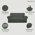 Easy-Going Stretch Oversized Loveseat Slipcover 1-Piece Sofa Cover Furniture - Image 3