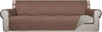 PureFit Reversible Quilted Sofa Cover, Water Resistant Slipcover Furniture by PureFit